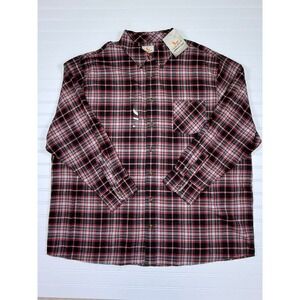 Field & Stream Mens 4XL Classic Lightweight Flannel Shirt Legacy Cav Plaid NWT